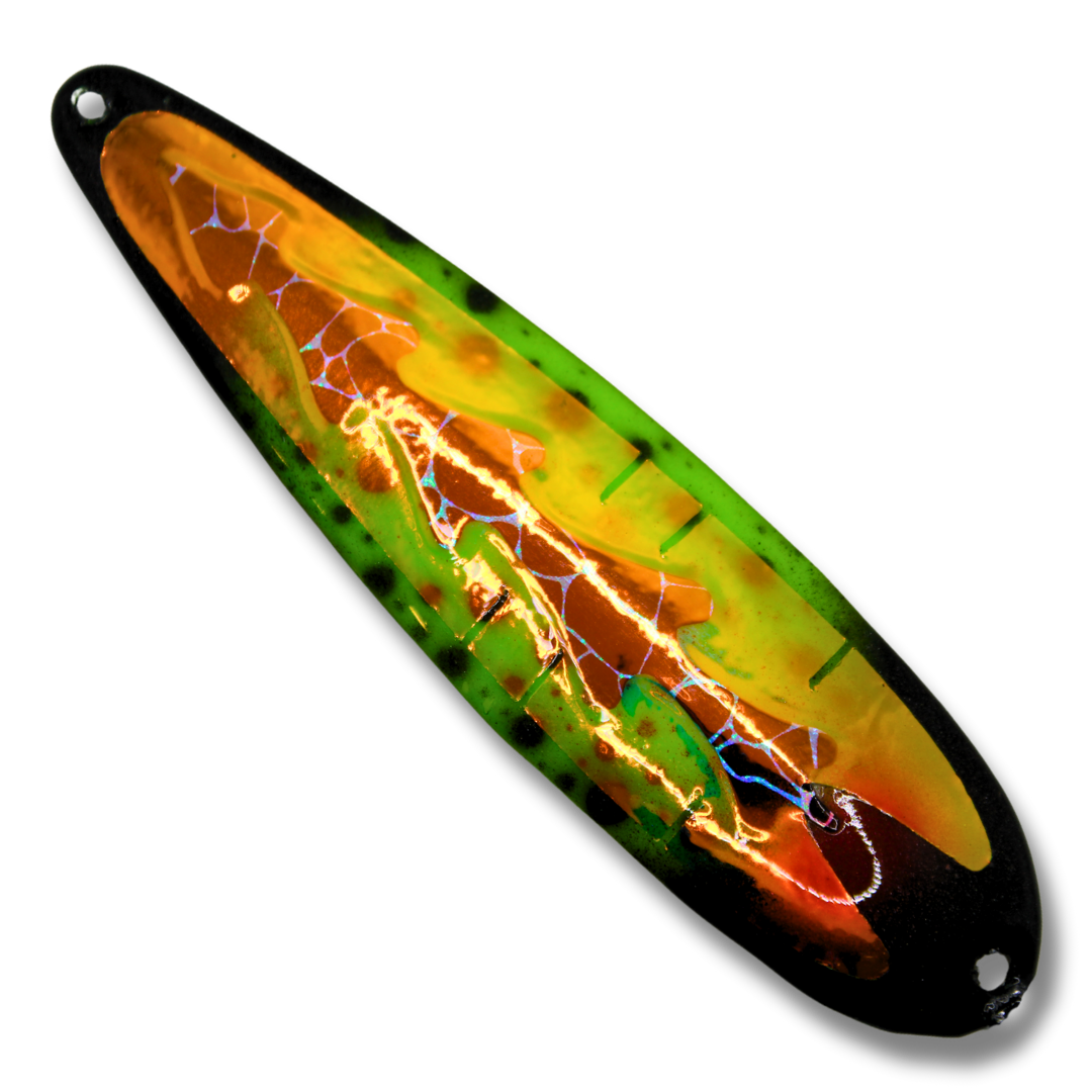 coyote fishing lures Luhr Jensen Spoon The spoons thin material creates a very active swimming action that salmon cant resist Coyote Bait RV TNT