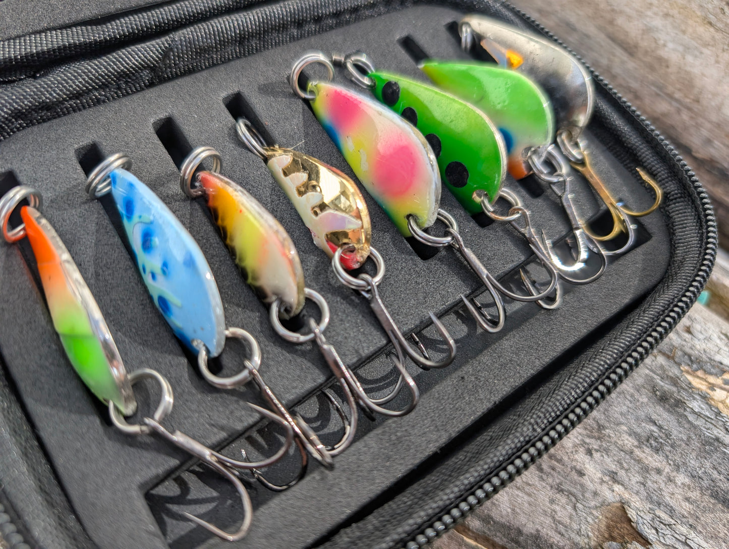 LOCK. STOCK AND BARREL- CASTING SPOON CASES