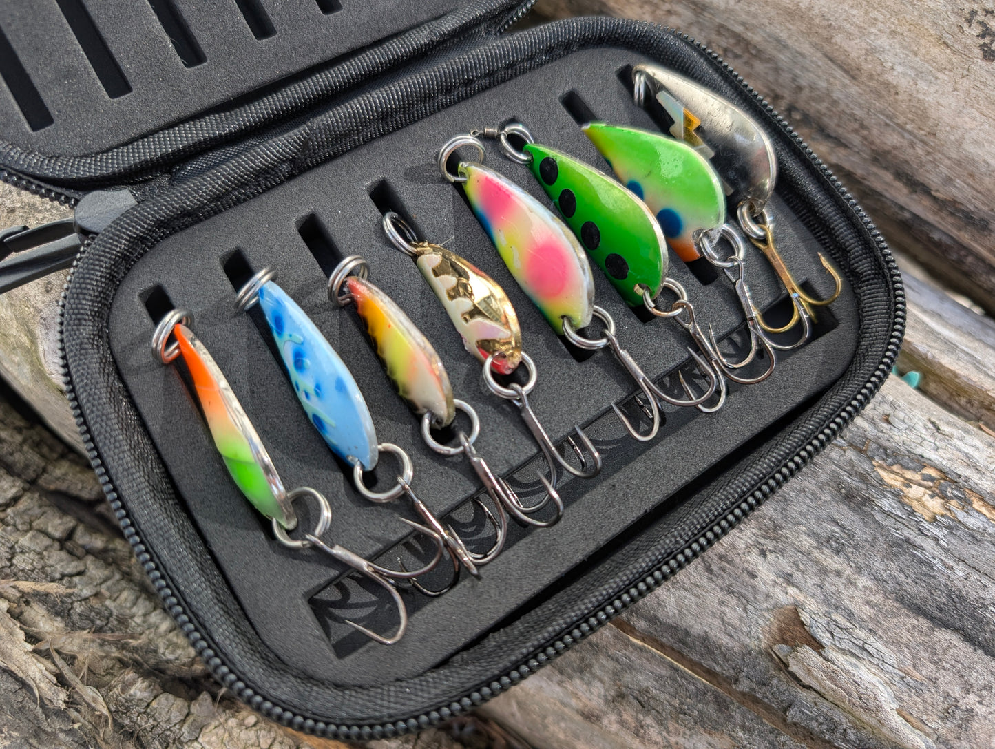 LOCK. STOCK AND BARREL- CASTING SPOON CASES