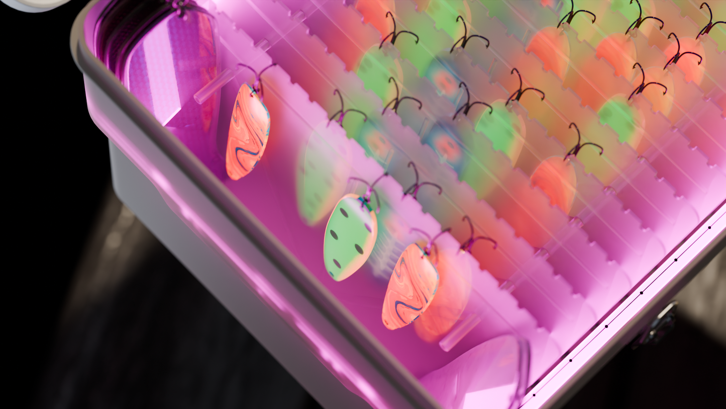 Trolling Spoon Box for Salmon Fishing | UV Charging Tackle Box | Tackle In A Box™